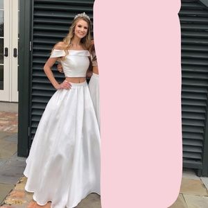 Beautiful White Formal Gown